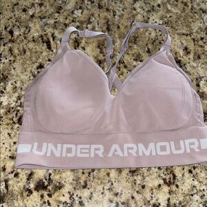 Under Armour Light Mauve Pink Sports Bra